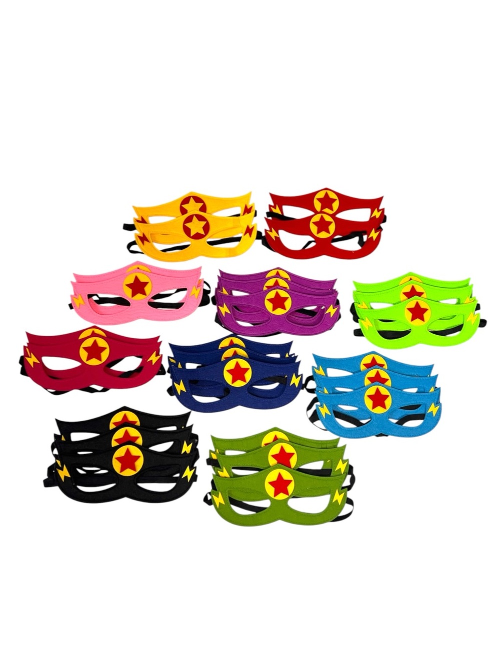 Adult Superhero Masks Set of 26